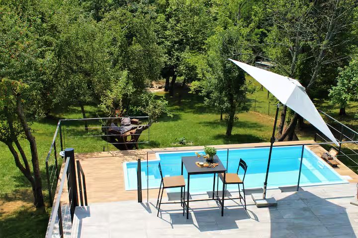 Terasa i bazen — Kuća Santo
